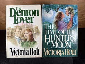 Victoria Holt 2-Book Lot, Hardcover DJ, Book Club Edition, Demon Lover; Hunter's - Picture 1 of 9