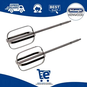 Kenwood Coppia di 2 Fruste Acciaio Inox Sbattitore Chefette Lite HMP30 KW717421 - Foto 1 di 6
