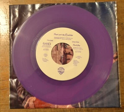 Prince Purple Rain 45 Purple Vinyl NM Sleeve Has Been Folded - Image 1 of 4