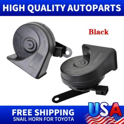 2×Dustproof Snail Horns For Toyota Camry Tacoma Corolla Highlander 86510-04020 - Image 1 of 4