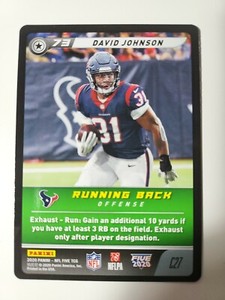 2020 NFL Five David Johnson Card #c27