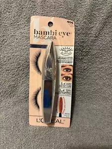 New In Pack L’Oréal Bambi Eyes Mascara 406 Black Noir - Picture 1 of 2