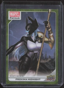 Proxima Midnight #151 [Yellow Rainbow] 2023 Upper Deck Marvel Platinum - Picture 1 of 2