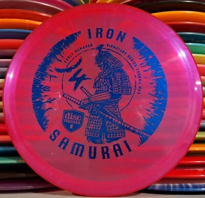 Марка Discmania Chroma Iron Samurai 4 MD3 175 Eagle McMahon розовая/красная синяя - Изображение 1 из 4