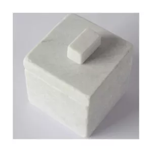 PORTABURRO Burriera Marmo Bianco Classico Italian Marble Butter Cucina 12cm - Photo 1 sur 3