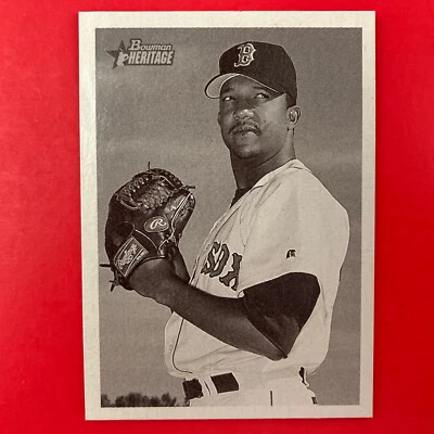 Pedro Martinez 2001 Bowman Heritage Card #74 MLB Boston Red Sox - Image 1 of 2