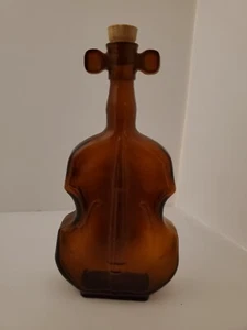 Cello Violine bernsteinfarbene Flasche mit Korken 8 Zoll - Bild 1 von 4
