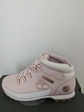 dusty pink timberlands