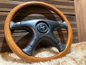 MOMO Design by Hella WOODEN steering wheel KBA 70188 ML36 AMG PORSCHE AUDI VW - Picture 1 of 23