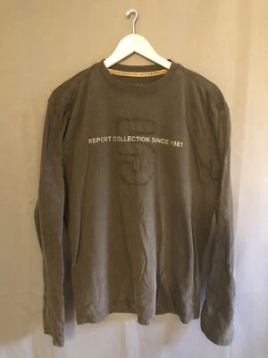Report Collection mens long sleeved brown size L - Image 1 of 4