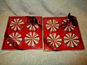Inamod~Christmas Candles~Peppermint Candy Shaped Candles~2 Pkgs~8 Candles - Picture 1 of 9