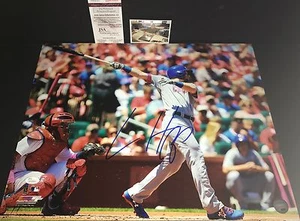Ian Happ Chicago Cubs Autographed Signed 16x20 Photo JSA WITNESS COA Debut - Picture 1 of 1