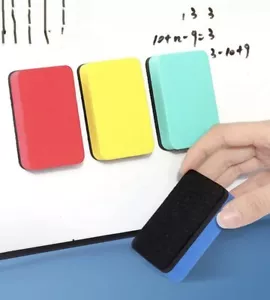 4pcs magnetic rectangular whiteboard erasers - Picture 1 of 7