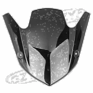 Black Motorcycle Windscreen Windshield Screen for Kawasaki Z1000 2014 2015 2016 - Foto 1 di 7