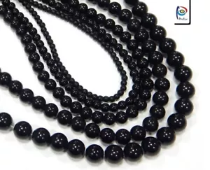 Edelstein Perlenset 5 Stränge Onyx Stein 4~12mm Halbedelstein für Armband G95 - Bild 1 von 5