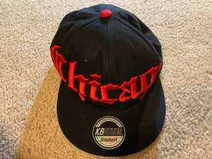 Chicago Bulls NBA KB Ethos Mens One Size Baseball Cap Hat Adjustable Snapback - Picture 1 of 13