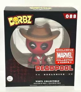 Dorbz No. 088 Deadpool Cowboy Marvel Collector Corps Exclusive New In Box - Picture 1 of 18