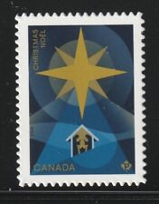 Canada New 2022 Christmas Star Booklet Stamp Die Cut to Shape MNH