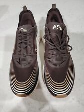 APL Streamline Running Shoes Brown White Low Top Pull Tab Men Size 10.5
