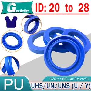 U-Cup UN/UHS/UNS Type Piston Seal Cylinder Jack/Hydraulic Rod PU Seal Ring - Picture 1 of 138