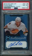 Pavel Bure 2013-14 UD Upper Deck Cup Enshrinements Autograph Auto /60 PSA 8