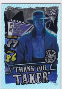2021 Topps Chrome WWE Slam Attax Thank You Taker Refractor Undertaker #124 - Picture 1 of 1
