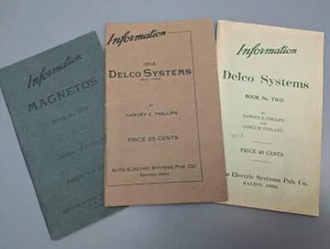 Information Magnetos Delco Systems LOT OF THREE Booklets 1900s SEE PICS - Picture 1 of 8