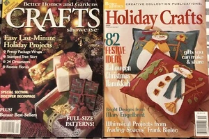 LOT of 8 Holiday Crafts Magazines, Better Homes and Gardens, Family Circle 1999 - Picture 1 of 4