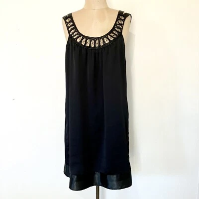 Pilgrim Sleeveless Short Tank Dress Black Lined Size 12 Summer Casual BNWT - image 1 of 4