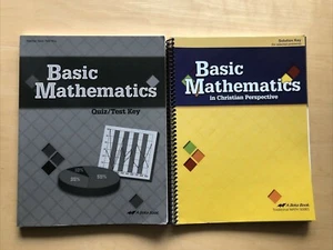 Abeka BASIC MATHEMATICS Solution key, quiz and test key homeschooling teacher - Picture 1 of 8