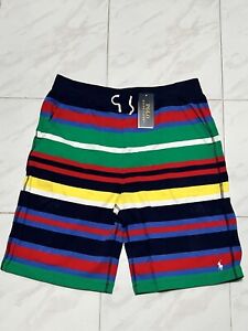 Polo Ralph Lauren Youth Boys Striped Multicolor Shorts XL 18-20 New