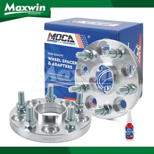 2PC Silver Wheel Spacers 5x114.3 5x4.5" 60.1 Hub Core for Lexus Toyota Camry - Picture 1 of 13
