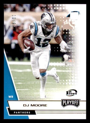 2020 Playoff 1st Down #140 D.J. Moore /99 - Image 1 of 2