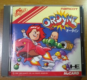 Ordyne namCOT PC Engine HuCard Used Tested Japanese ver with Case