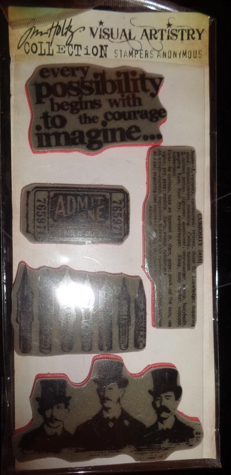 Тим Хольц; любопытная возможность; фотополимерный набор марок; ручка новые в коробке; НОВЫЕ - Изображение 1 из 1