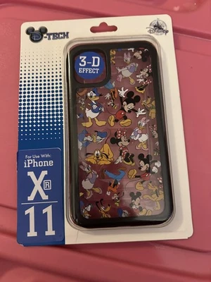 Disney Friends Mickey, Donald, Minnie Efecto 3D Apple iPhone XR y Estuche 11 NUEVO  Foto 1 de 2