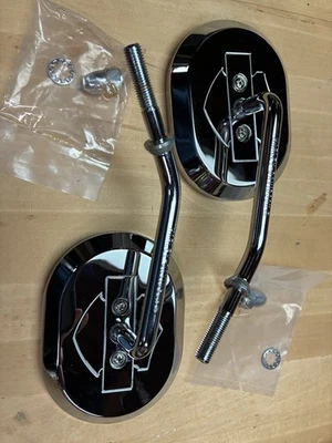 Подлинный Harley Davidson бар и щит зеркала 91523-99 отличном состоянии - Изображение 1 из 4
