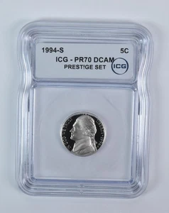 1994-S Jefferson Nickel Prestige Set PR70 DCAM ICG *6065 - Picture 1 of 5