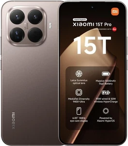 Xiaomi 15T Pro 5G Mocha Brown - 256GB (Unlocked) (Dual Sim) - UK Model - SEALED! - Picture 1 of 16