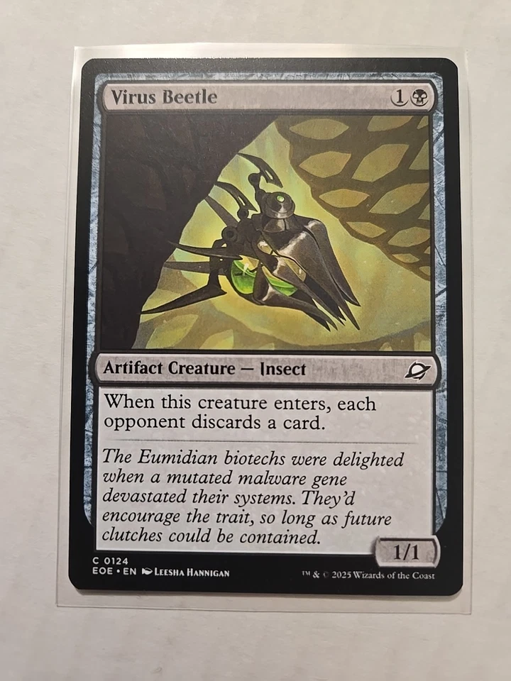 Virus Beetle - Edge of Eternities - NM - Common - Artifact Creature - MTG - Image 1 of 1
