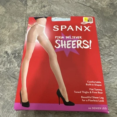Spanx Firm Believer Shaping Sheers 20211R Size B  Color S4 NEW - Image 1 of 4