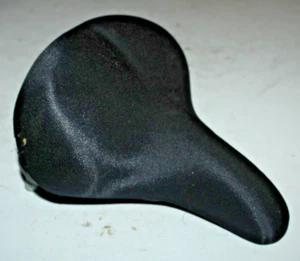 Vintage Velo Cruiser Bicycle Saddle Black 250/215mm Comfort Hybrid USA Shipper - Picture 1 of 8