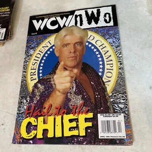 WCW/nWo Magazine April 1999 issue #49 Ric Flair- Kevin Nash Poster Inside - Picture 1 of 2