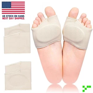 Metatarsal Gel Pads Women Men Gel Ball of Foot Cushions Socks Feet Pain Relief - Picture 1 of 8