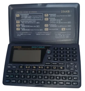 Casio Digital Diary SF-4985 ER  256KB BACKLIT DISPLAY [New Battery] - Picture 1 of 3