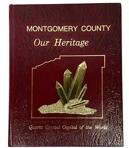 VTG Montgomery County Arkansas Our Heritage 1986 Sesquicentennial Genealogy Book - Picture 1 of 23