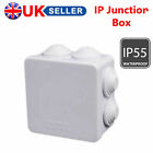 1 x IP JUNCTION BOX CASE IP55 WATERPROOF GREY  FOR OUTDOOR ELECTRIC CCTV