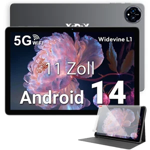 2025 Android 14 Tablet 11 Zoll 16+256GB 8-core 8000mAh 5GWiFi Widevine L1 HD Neu - Bild 1 von 11