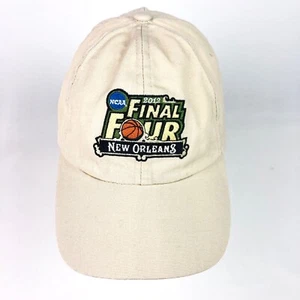 NCAA College Final Four 2012 New Orleans Adjustable Hat Strapback Dad Cap Cream - Picture 1 of 6