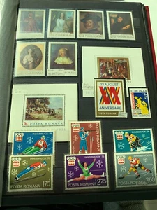 Romania 1976 Olympics And Art MNH Stamp Sets - Picture 1 of 1